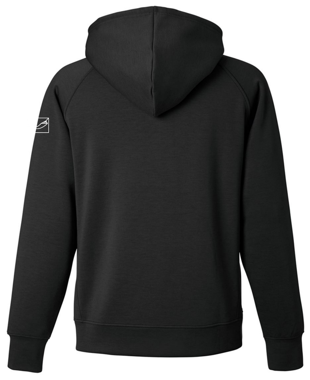 Apex Fleece Hoodie — Black — Back