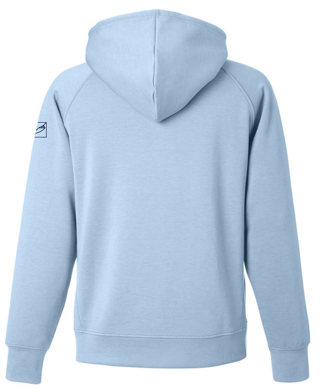 Apex Fleece Hoodie — Ice Blue — Back