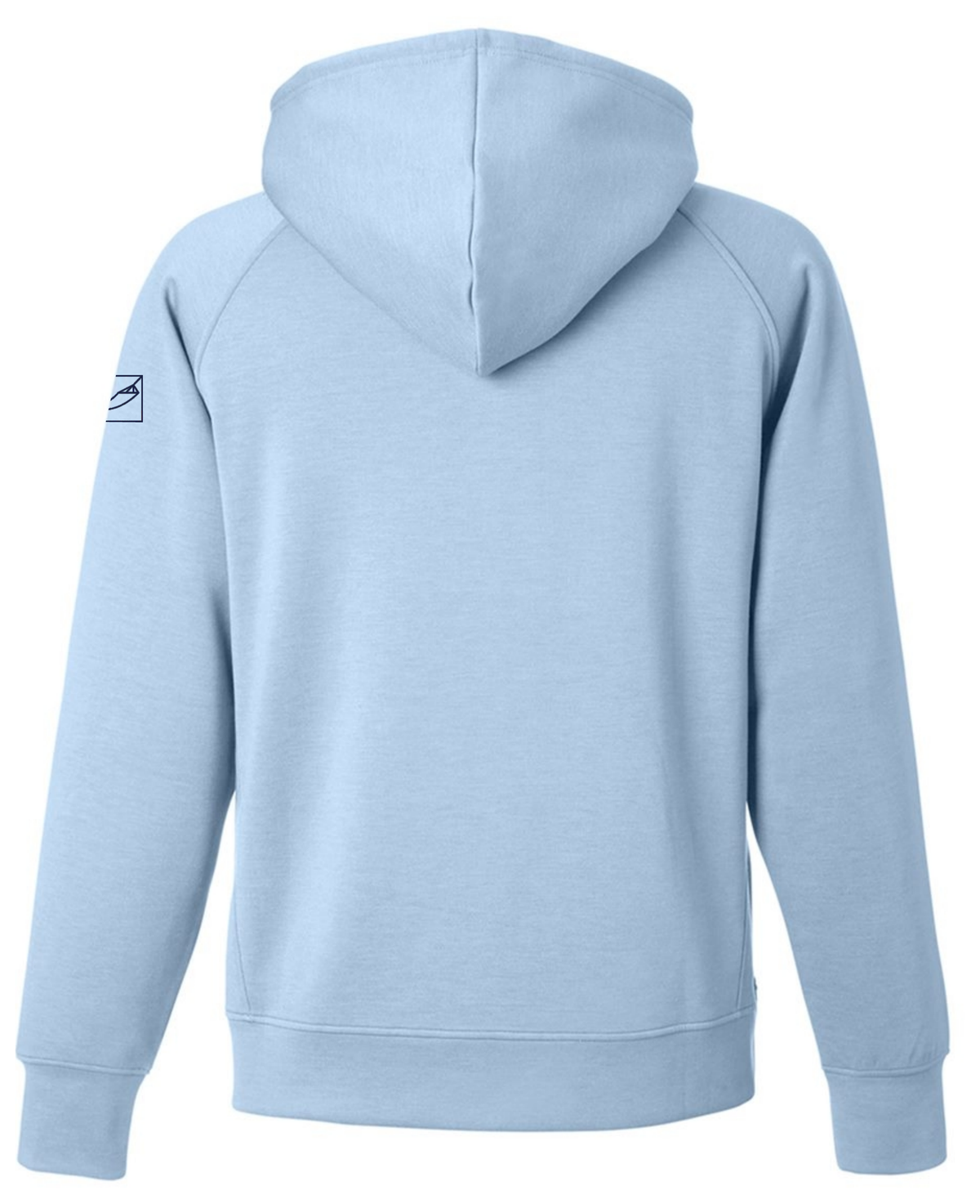 Apex Fleece Hoodie — Ice Blue — Back