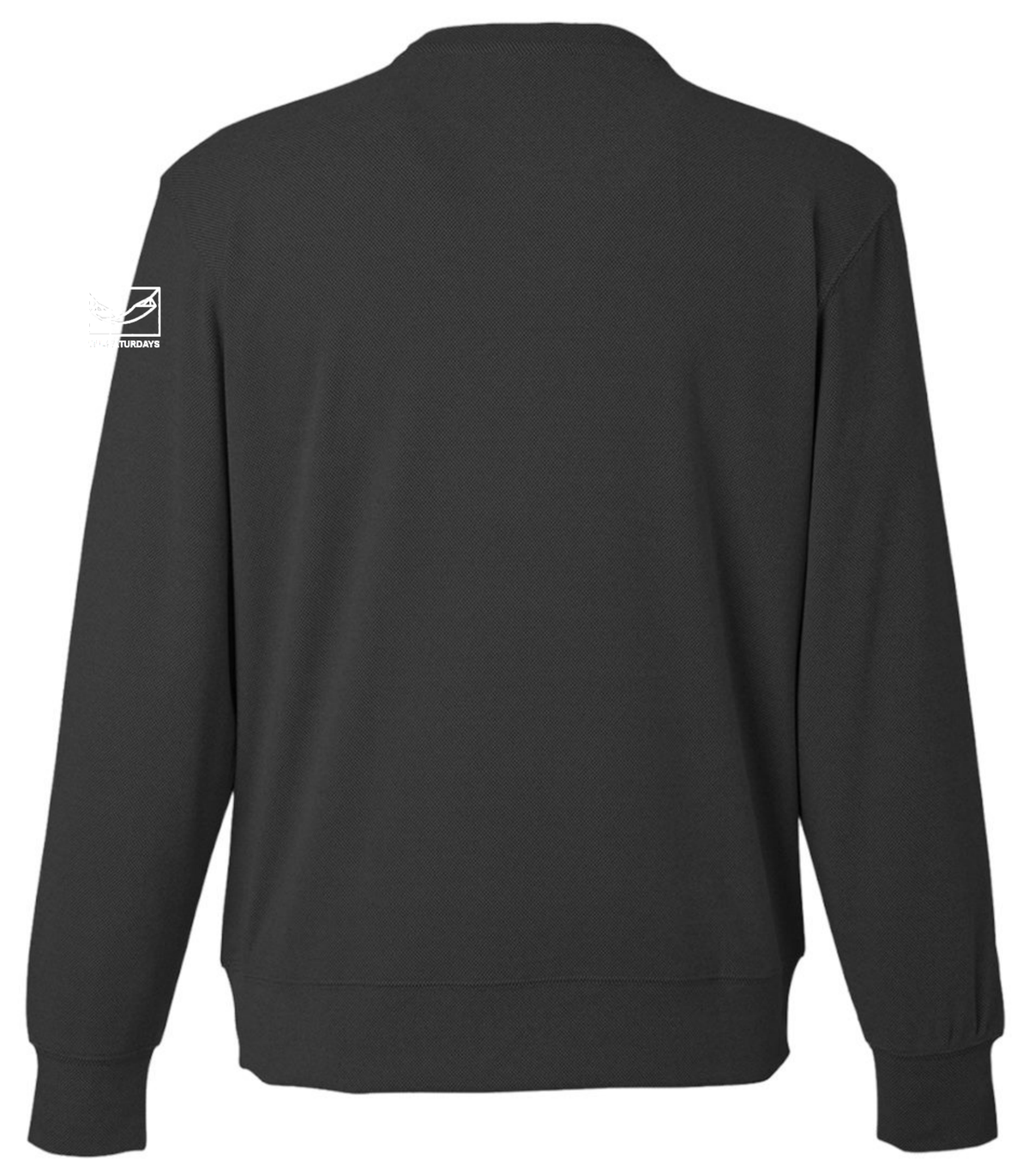 Element Fleece Crewneck Sweatshirt — Black — Back