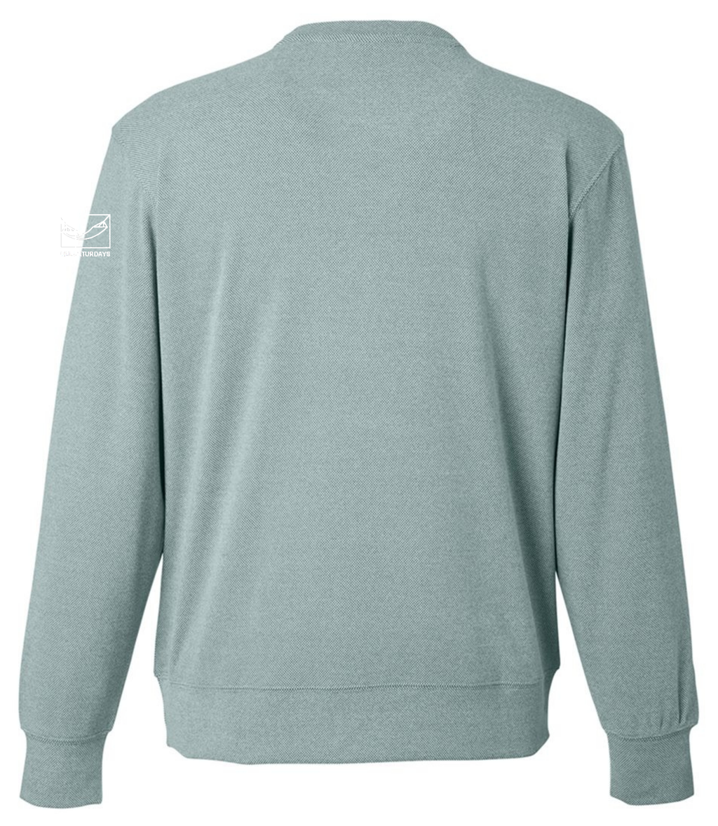 Element Fleece Crewneck Sweatshirt — Peacock — Back