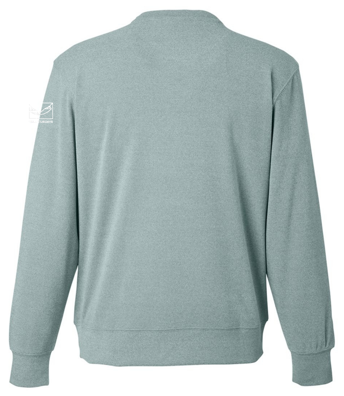 Element Fleece Crewneck Sweatshirt — Peacock — Back