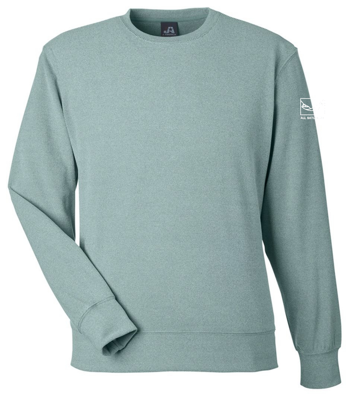 Element Fleece Crewneck Sweatshirt — Peacock — Front