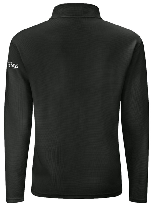 Maverick Quarter-Zip Pullover — Anthracite — Back